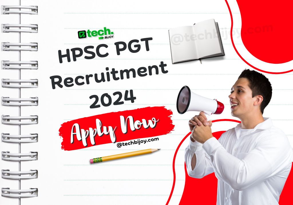 Haryana HPSC PGT Recruitment 2024